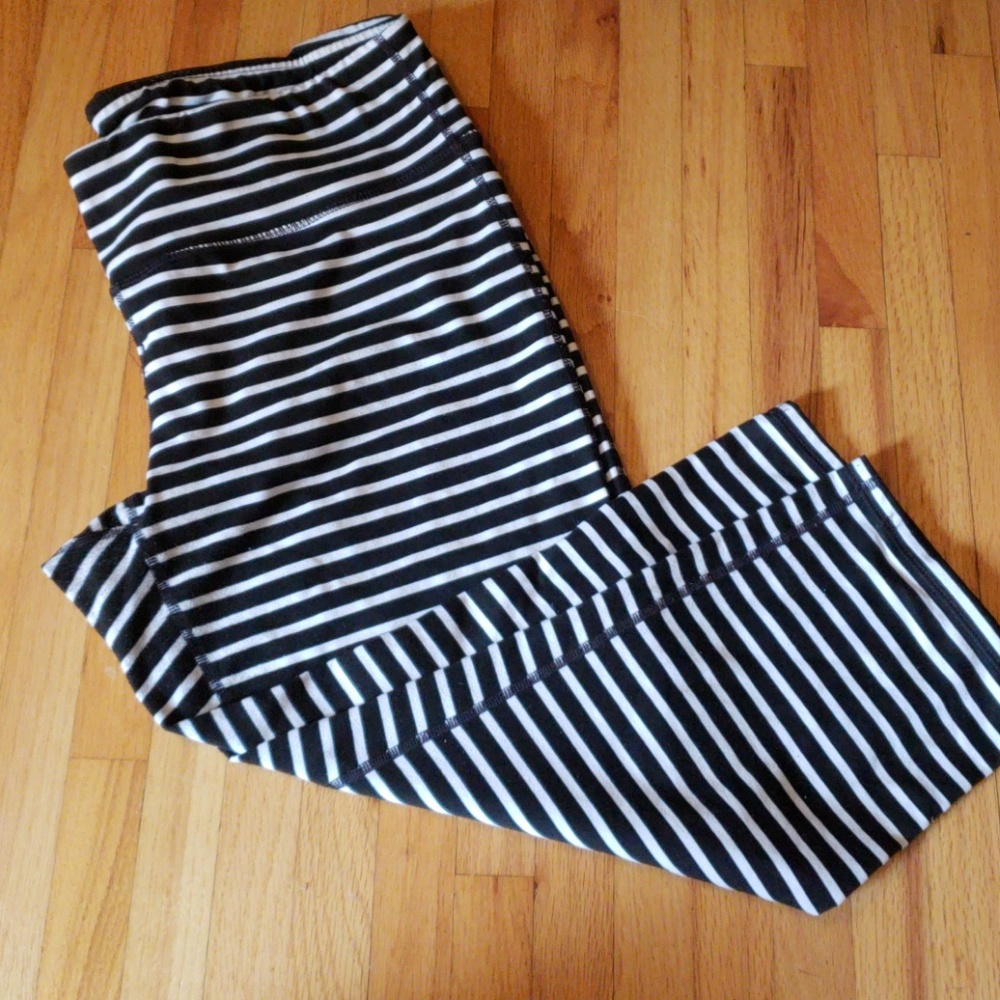 Athleta Striped Capris